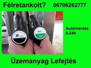 Félretankolt Autómentés 0-24h Hívjanak +36 70 62 62 777